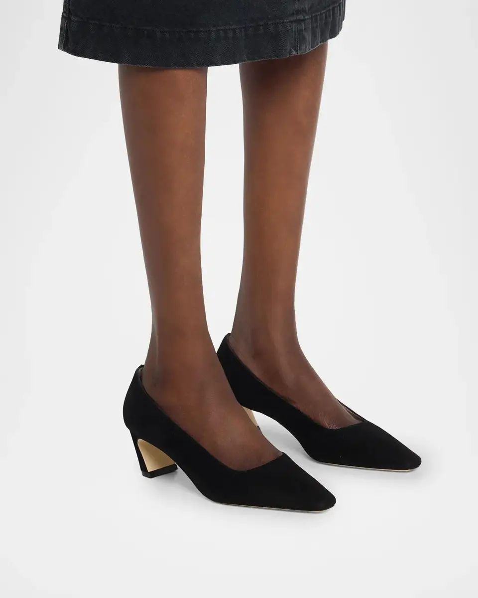 Stuart Weitzman Stassi 50MM Suede Pumps | Thumbnail 2 Stuart Weitzman Stassi 50MM Suede Pumps | Thumbnail 2