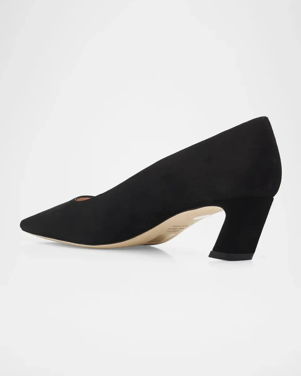 Stuart Weitzman Stassi 50MM Suede Pumps | Thumbnail 4 Stuart Weitzman Stassi 50MM Suede Pumps | Thumbnail 4
