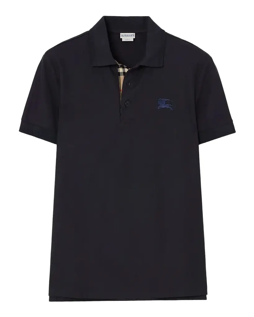 Burberry Men's Eddie EKD Slim-Fit Polo Shirt | Image 1 Burberry Men's Eddie EKD Slim-Fit Polo Shirt | Image 1
