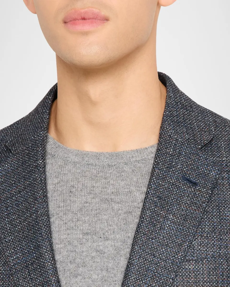 Emporio Armani Men's Wool and Viscose Single-Breasted Sport Coat | Thumbnail 5 Emporio Armani Men's Wool and Viscose Single-Breasted Sport Coat | Thumbnail 5