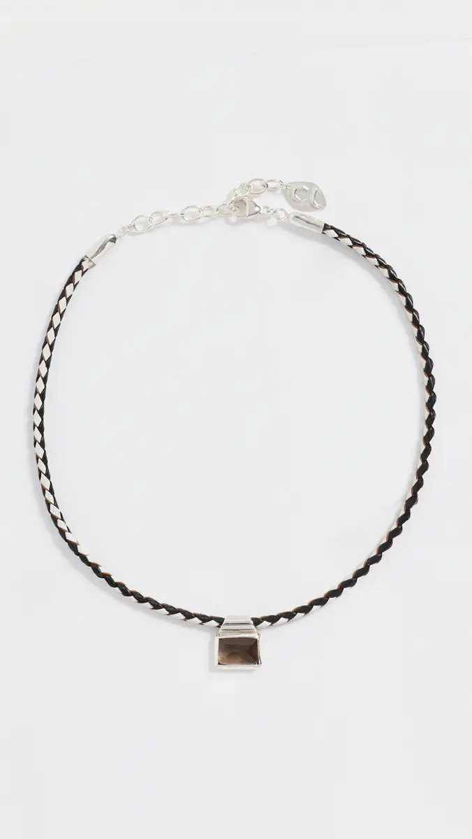CHAN LUU Marfa Braided Leather Necklace | Thumbnail 2