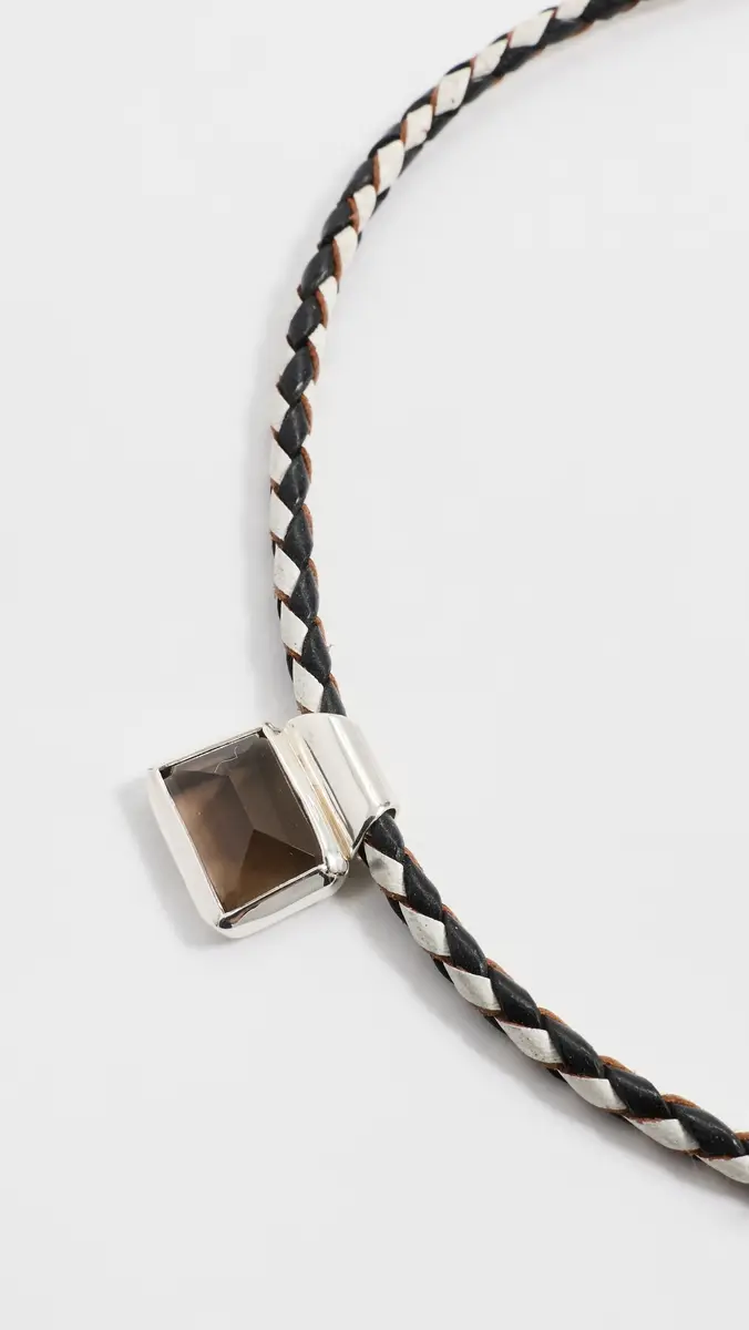 CHAN LUU Marfa Braided Leather Necklace | Thumbnail 4