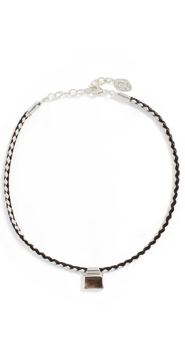 CHAN LUU Marfa Braided Leather Necklace
