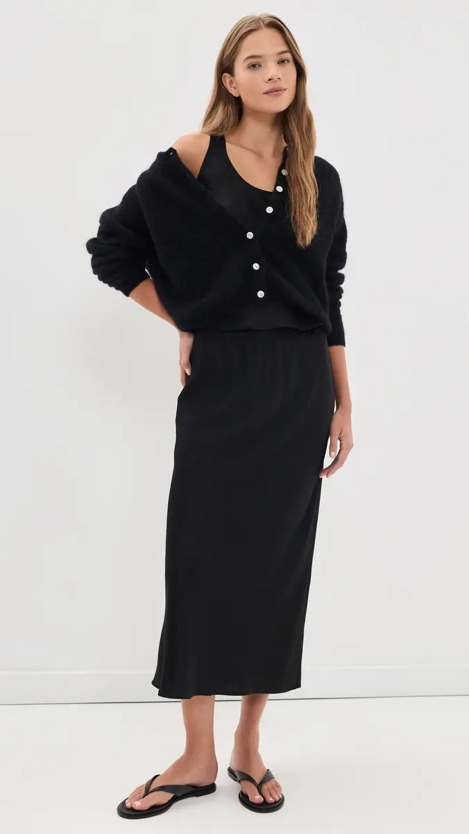 LESET Barb Bias Midi Skirt | Thumbnail 5 LESET Barb Bias Midi Skirt | Thumbnail 5