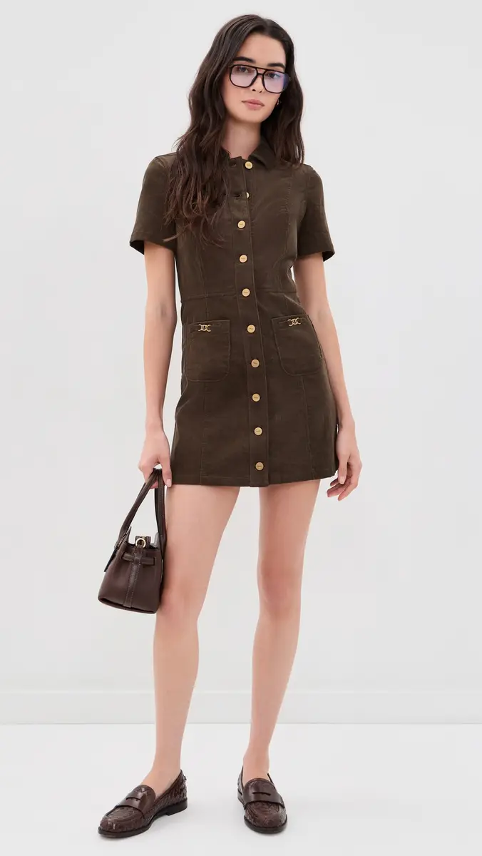 PAIGE Clementine Corduroy Dress | Thumbnail 5 PAIGE Clementine Corduroy Dress | Thumbnail 5
