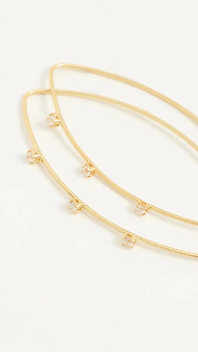 Shashi Oleander Hoop Earrings | Thumbnail 4 Shashi Oleander Hoop Earrings | Thumbnail 4