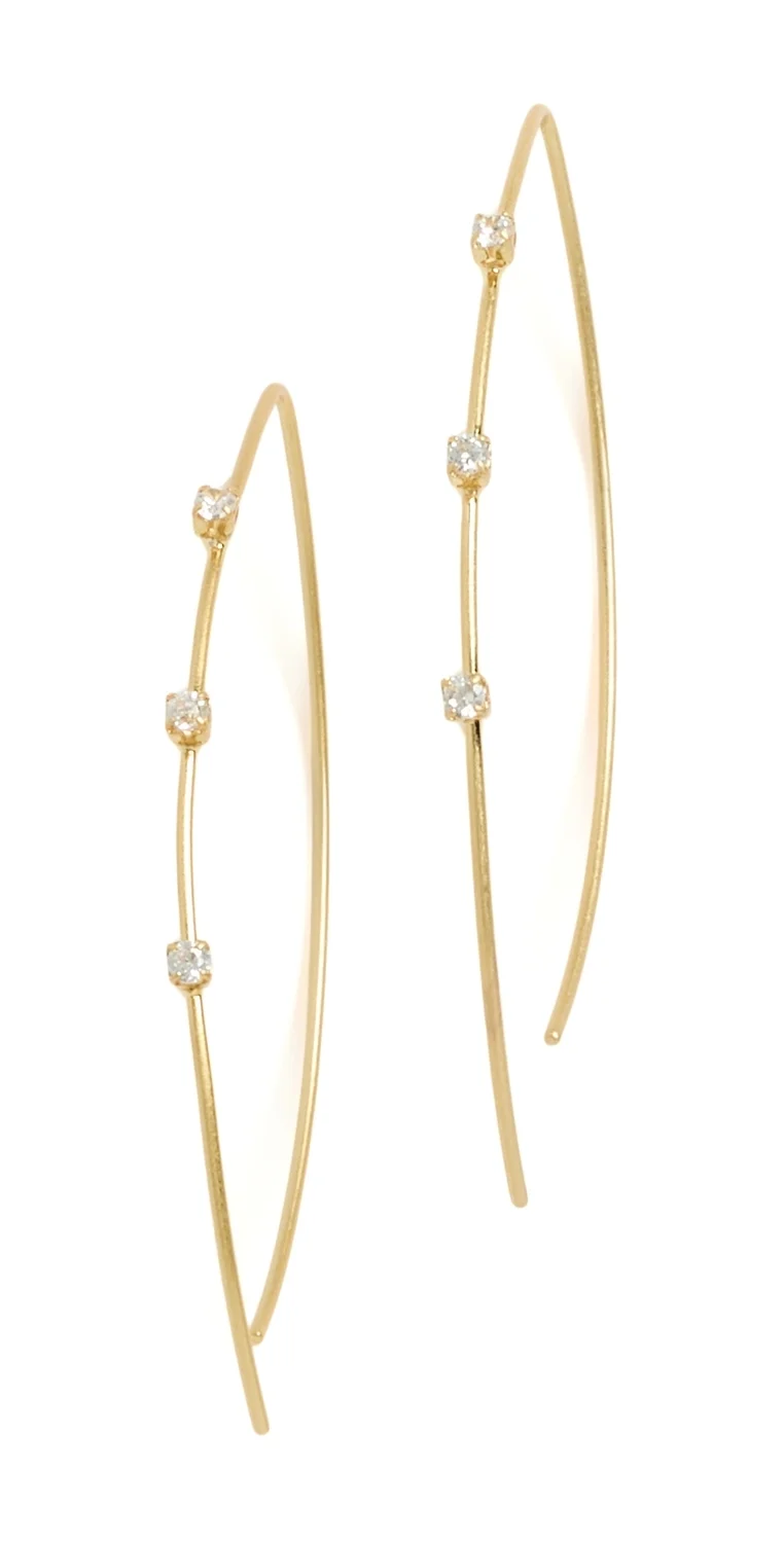 Oleander Hoop Earrings Oleander Hoop Earrings