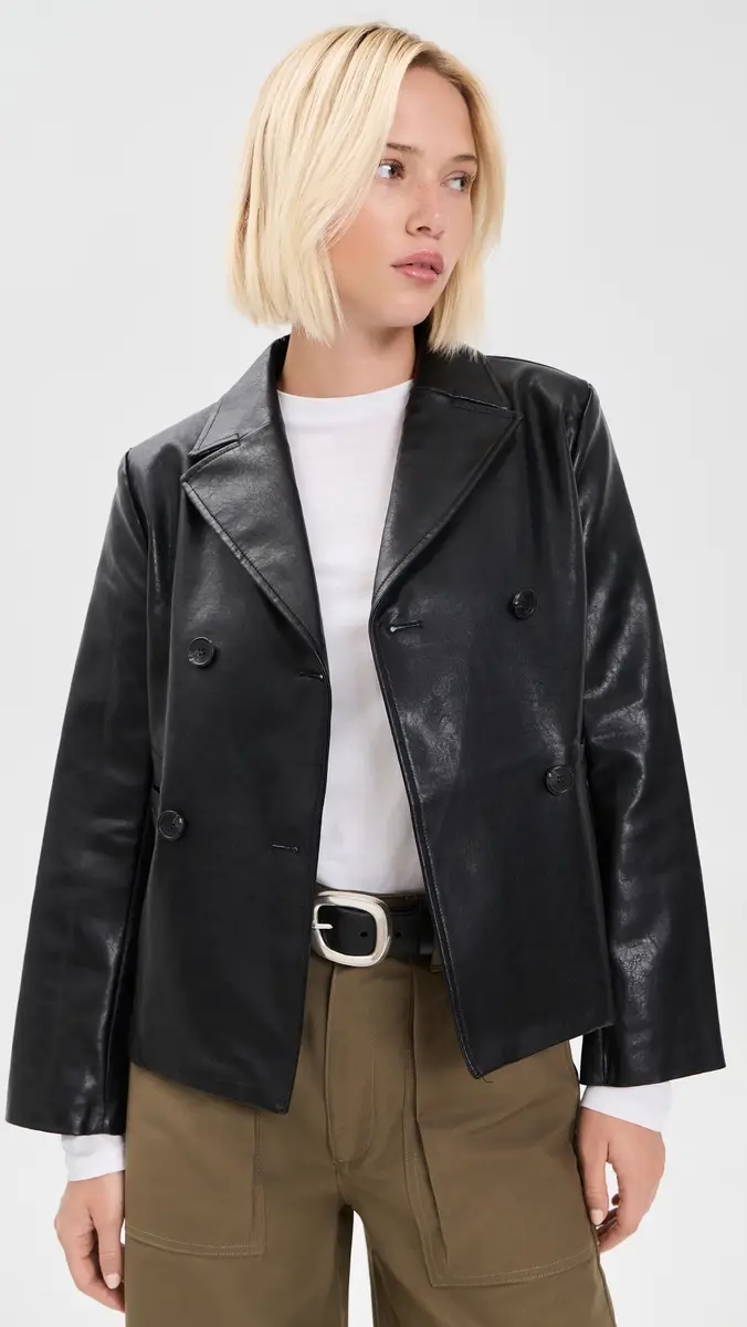 rag & bone Finley Faux Leather Coat | Thumbnail 2 rag & bone Finley Faux Leather Coat | Thumbnail 2