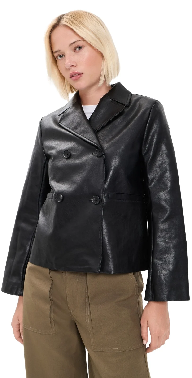 Finley Faux Leather Coat