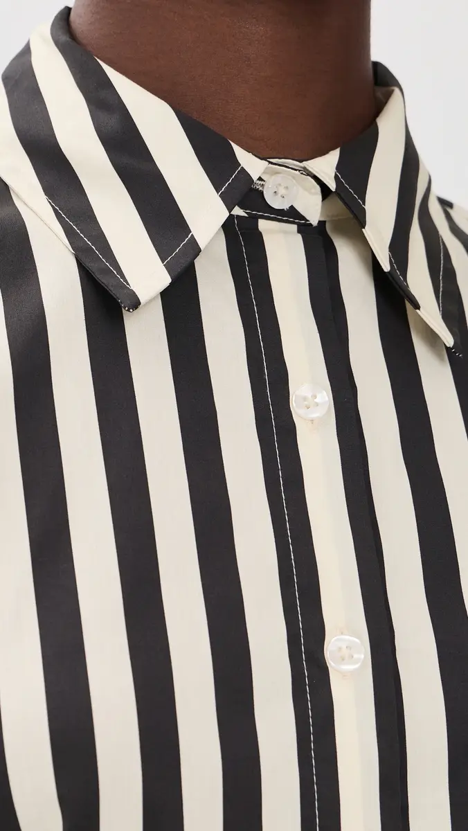 SIMONMILLER Loch Striped Poplin Button Up Top | Thumbnail 6 SIMONMILLER Loch Striped Poplin Button Up Top | Thumbnail 6
