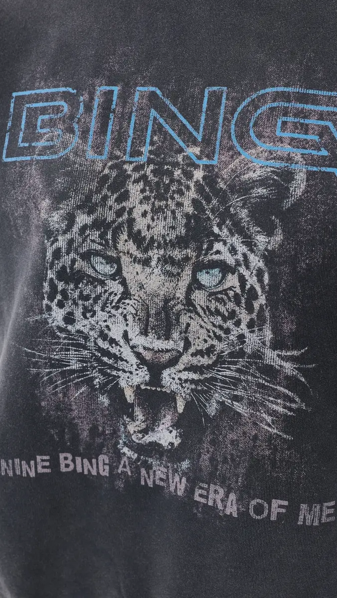 Anine Bing Miles Leopard Muse Sweatshirt | Thumbnail 6 Anine Bing Miles Leopard Muse Sweatshirt | Thumbnail 6