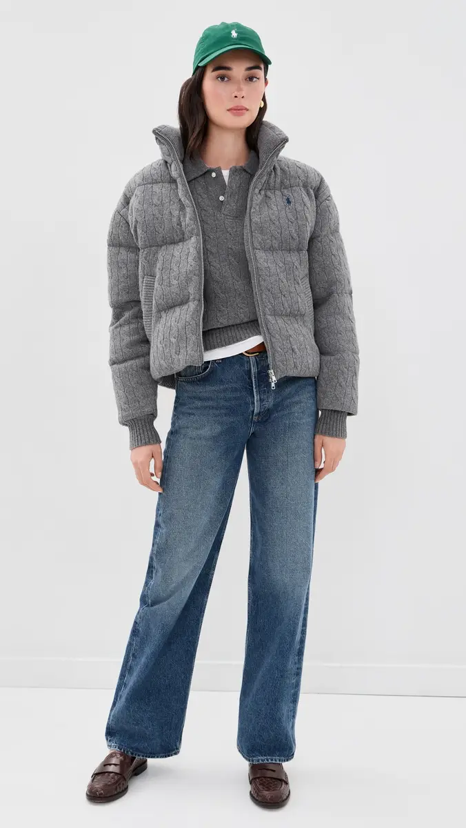 Polo Ralph Lauren Cable Knit Wool Cashmere Puffer Jacket | Thumbnail 5 Polo Ralph Lauren Cable Knit Wool Cashmere Puffer Jacket | Thumbnail 5