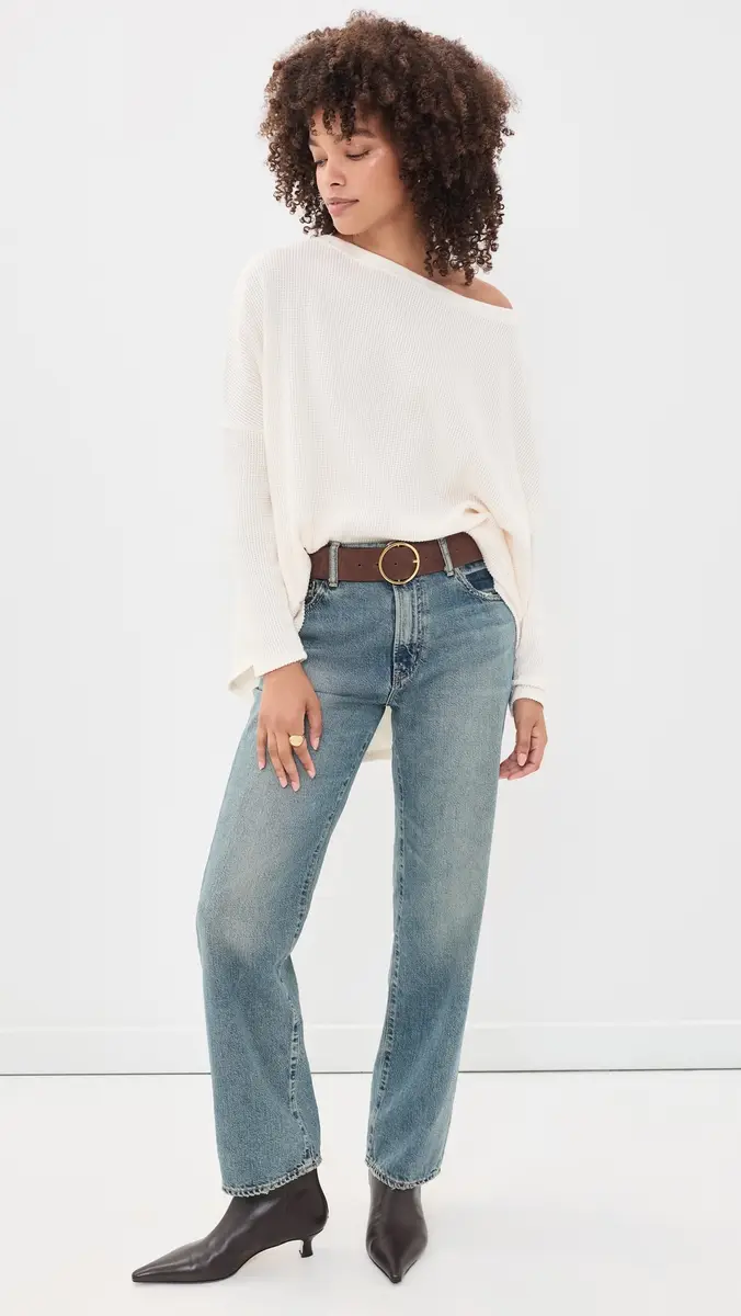Free People Latte Blues Thermal Top | Thumbnail 5 Free People Latte Blues Thermal Top | Thumbnail 5