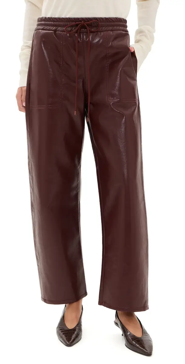 Citizens of Humanity Rework Pull On Pants Burgundy | Image 1 Citizens of Humanity Rework Pull On Pants Burgundy | Image 1