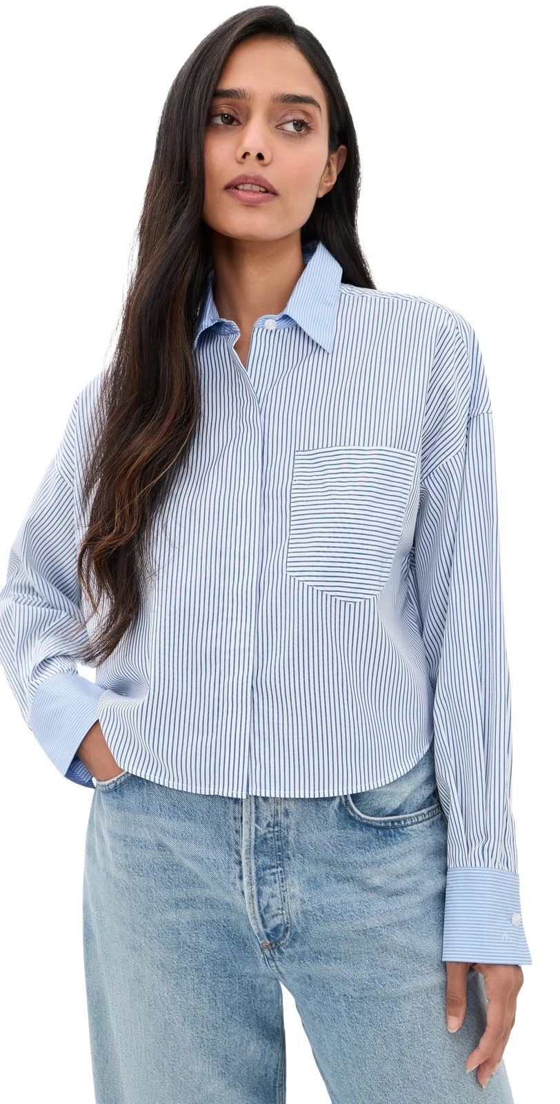 Marin Multi Stripe Poplin Shirt Marin Multi Stripe Poplin Shirt
