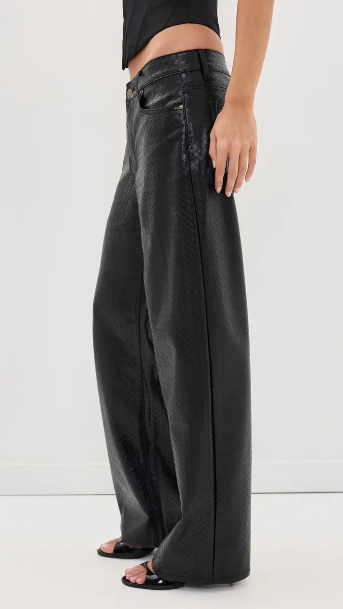 LIONESS Top Model Faux Leather Pants | Thumbnail 4 LIONESS Top Model Faux Leather Pants | Thumbnail 4