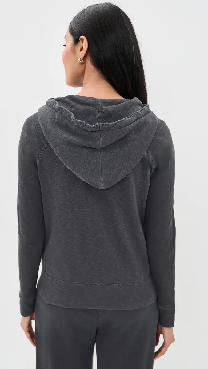 James Perse Vintage French Terry Zip Hoody | Thumbnail 3