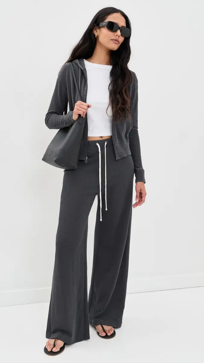 James Perse Vintage French Terry Zip Hoody | Thumbnail 5