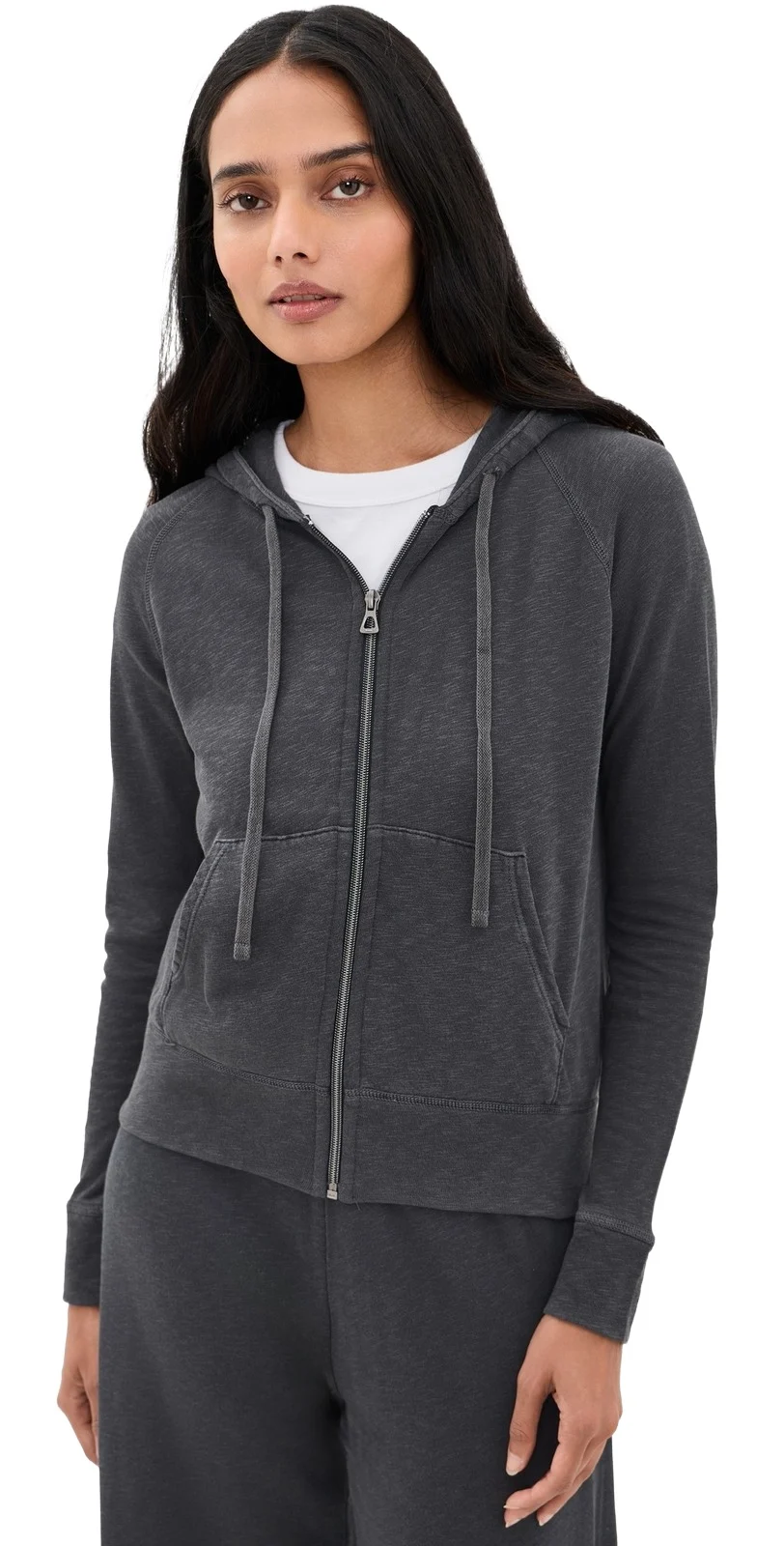 James Perse Vintage French Terry Zip Hoody