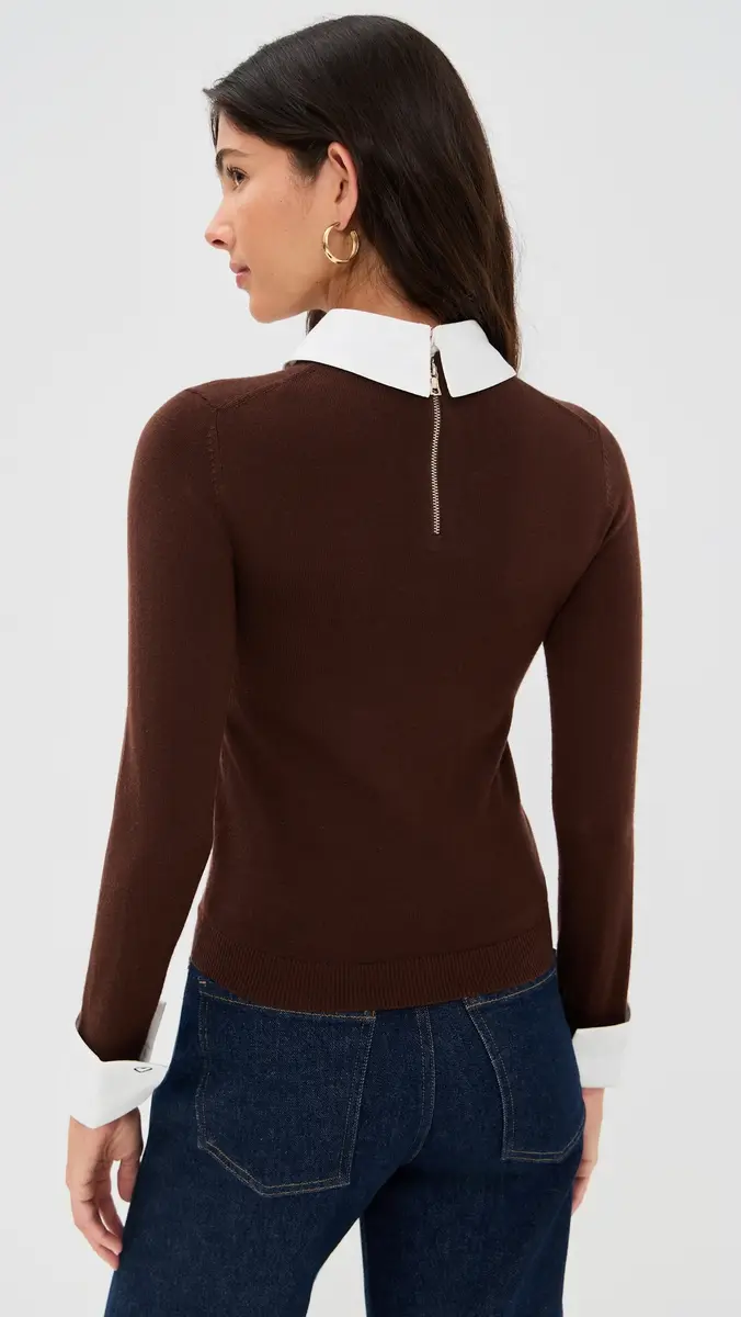 Alice + Olivia Porla Collared Sweater | Thumbnail 3 Alice + Olivia Porla Collared Sweater | Thumbnail 3