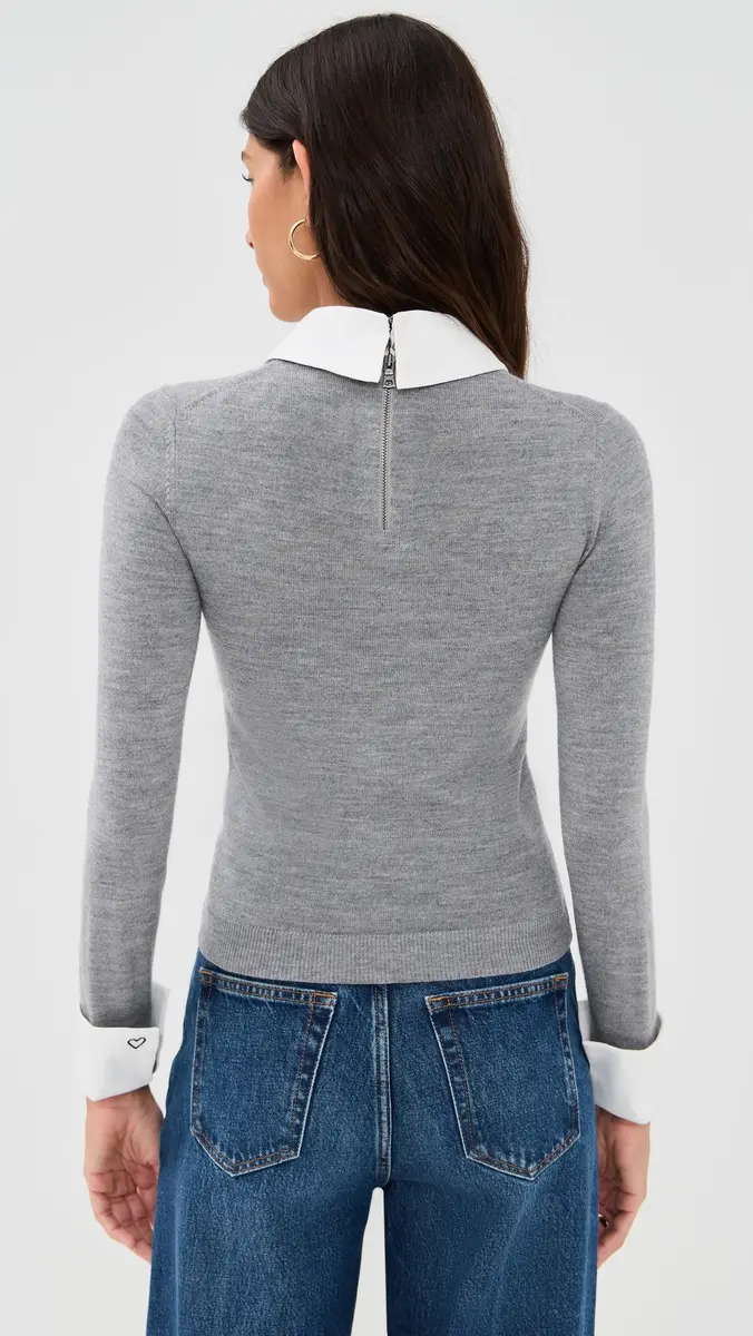 Alice + Olivia Porla Collared Sweater | Thumbnail 3 Alice + Olivia Porla Collared Sweater | Thumbnail 3