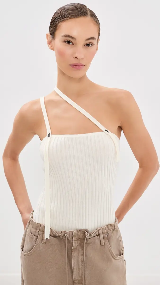 Aisling Camps Convertible Ribbed Knit Tank Top | Thumbnail 2 Aisling Camps Convertible Ribbed Knit Tank Top | Thumbnail 2