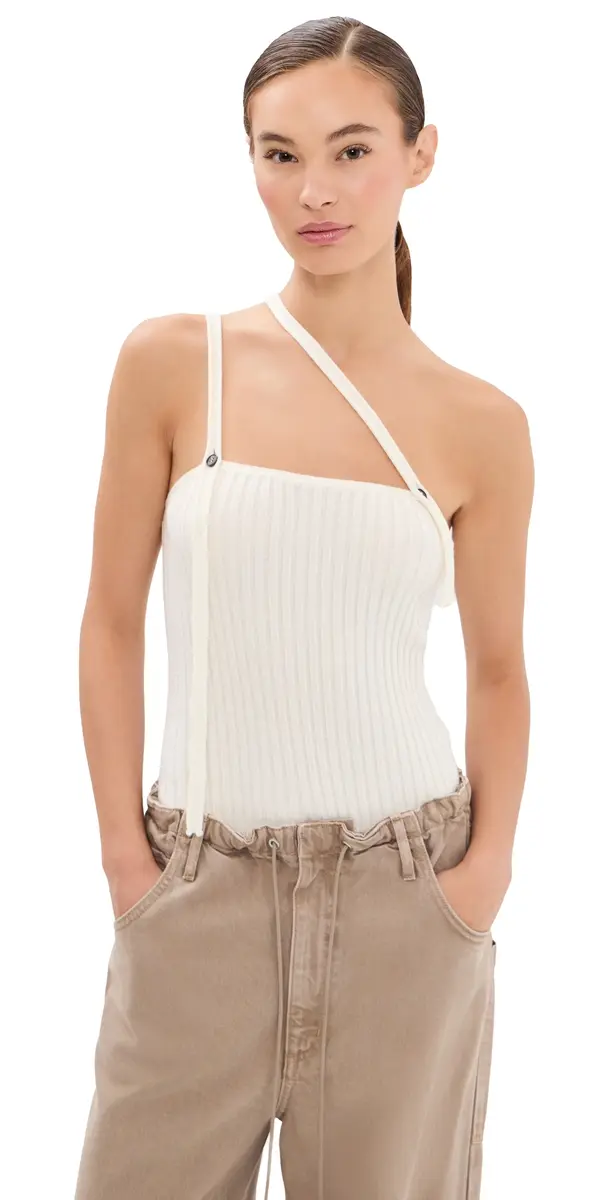 Aisling Camps Convertible Ribbed Knit Tank Top | Image 1 Aisling Camps Convertible Ribbed Knit Tank Top | Image 1