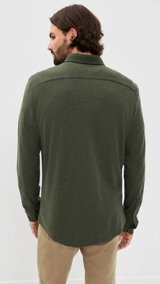 Faherty Coastline Knit Button Down Shirt | Thumbnail 3 Faherty Coastline Knit Button Down Shirt | Thumbnail 3