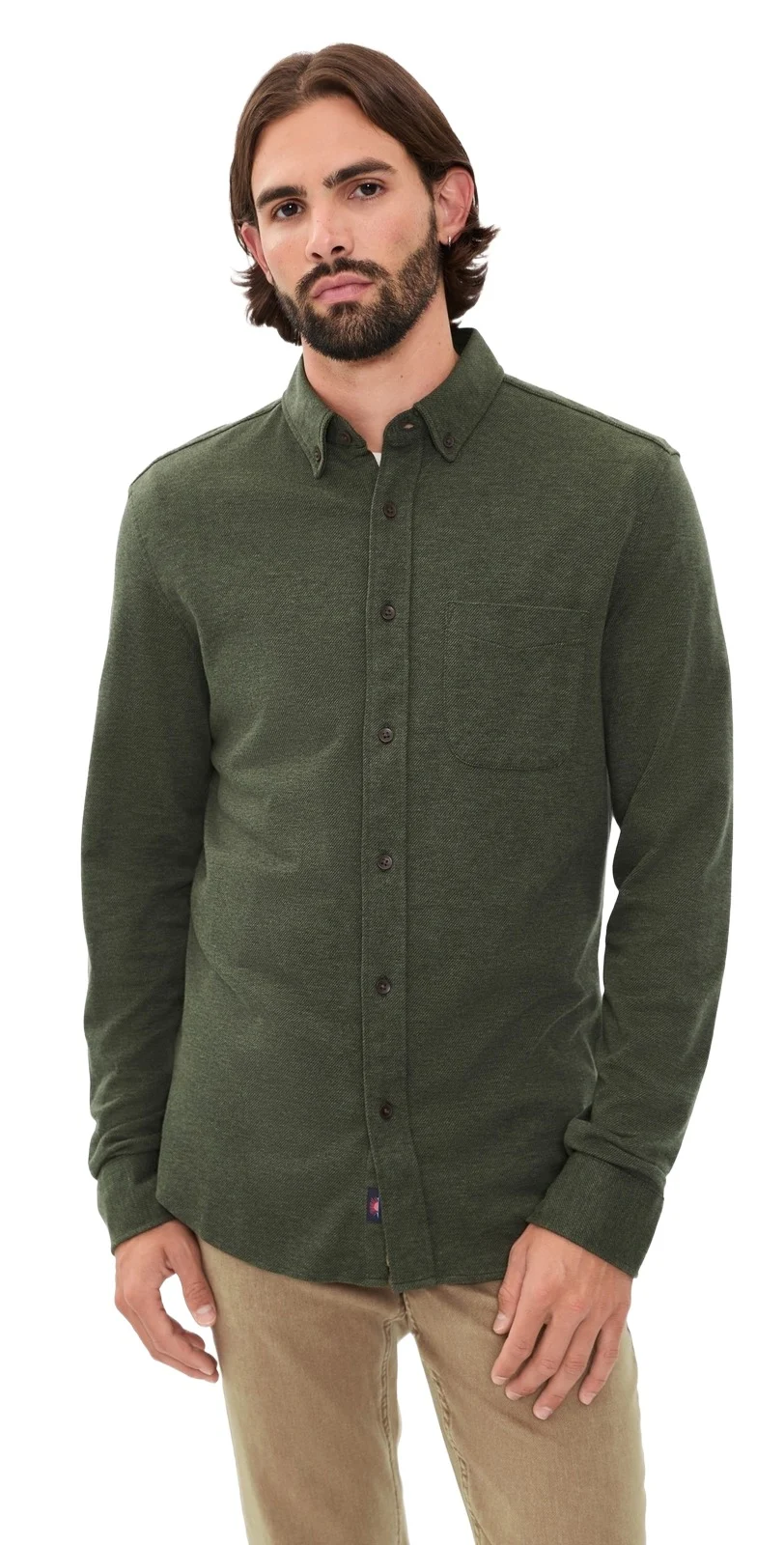 Coastline Knit Button Down Shirt