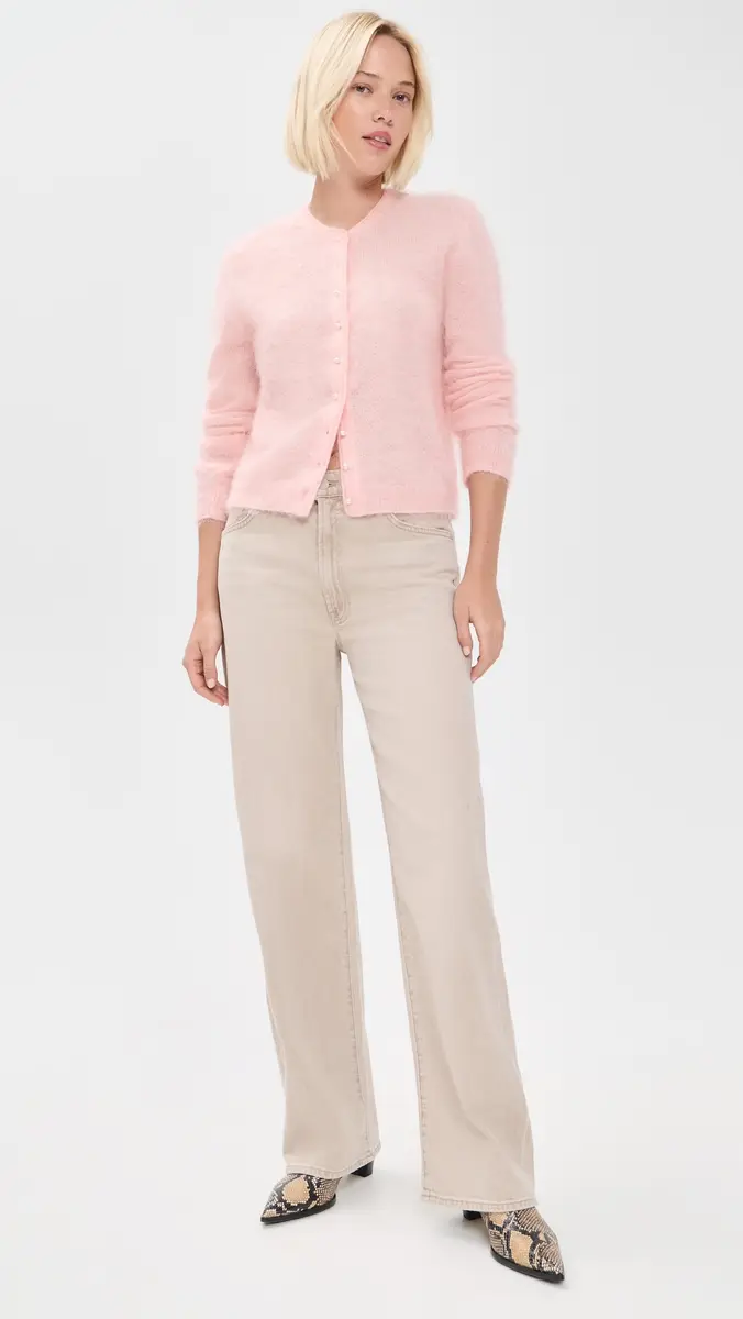 Mother The Cropped Mohair Cardigan | Thumbnail 5 Mother The Cropped Mohair Cardigan | Thumbnail 5