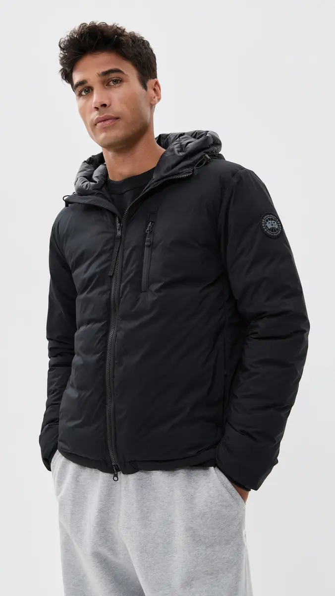 Canada Goose Lodge Black Disc Hooded Jacket | Thumbnail 2