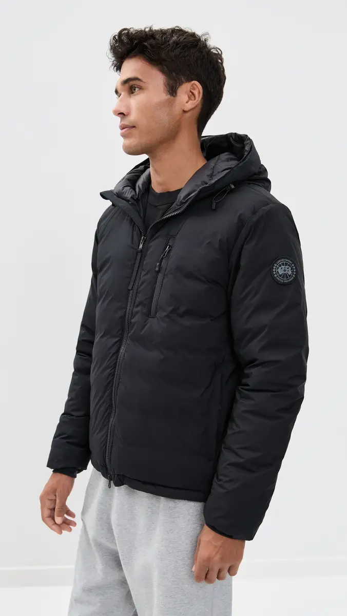 Canada Goose Lodge Black Disc Hooded Jacket | Thumbnail 4