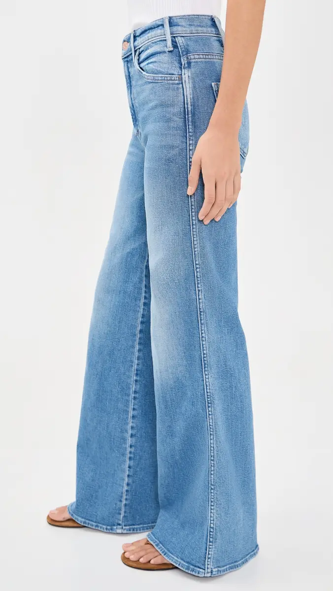 Mother Hustler Roller Double Sneak Jeans | Thumbnail 4 Mother Hustler Roller Double Sneak Jeans | Thumbnail 4