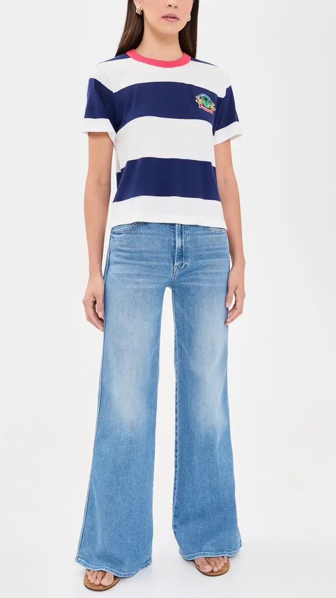 Mother Hustler Roller Double Sneak Jeans | Thumbnail 5 Mother Hustler Roller Double Sneak Jeans | Thumbnail 5