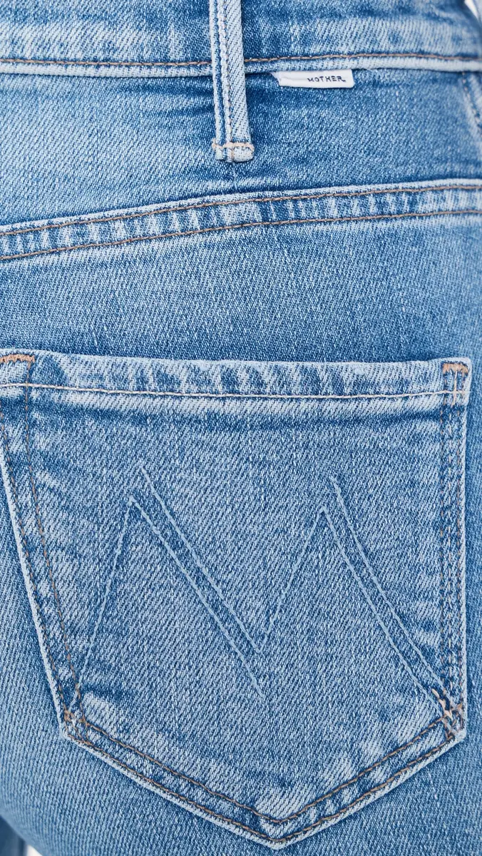 Mother Hustler Roller Double Sneak Jeans | Thumbnail 6 Mother Hustler Roller Double Sneak Jeans | Thumbnail 6