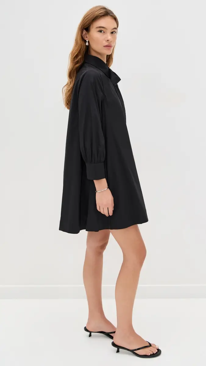 English Factory Bow Shirt Dress | Thumbnail 4 English Factory Bow Shirt Dress | Thumbnail 4