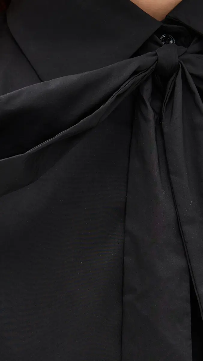 English Factory Bow Shirt Dress | Thumbnail 6 English Factory Bow Shirt Dress | Thumbnail 6
