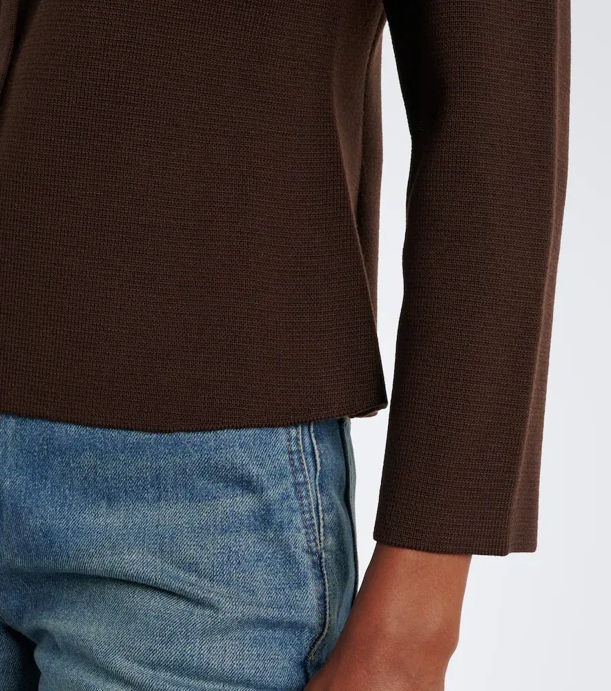 Saint Laurent Knitted wool cardigan | Thumbnail 3