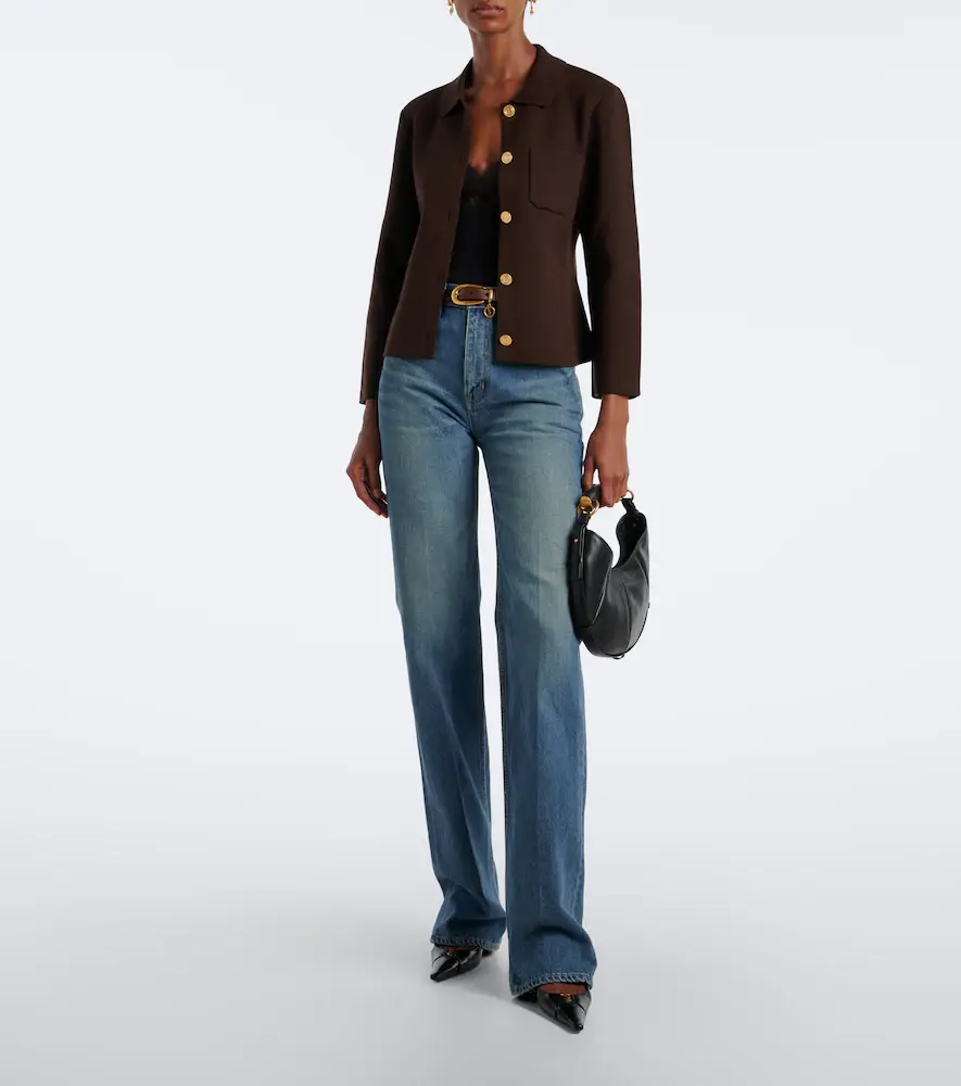 Saint Laurent Knitted wool cardigan | Thumbnail 4