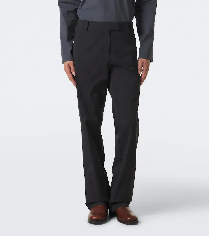 Miu Miu Cotton-blend poplin straight pants | Thumbnail 6 Miu Miu Cotton-blend poplin straight pants | Thumbnail 6