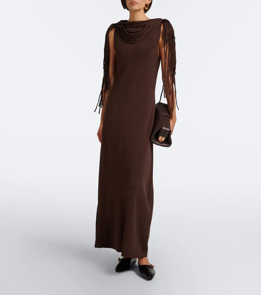 Altuzarra Fringed jersey maxi dress | Thumbnail 2 Altuzarra Fringed jersey maxi dress | Thumbnail 2