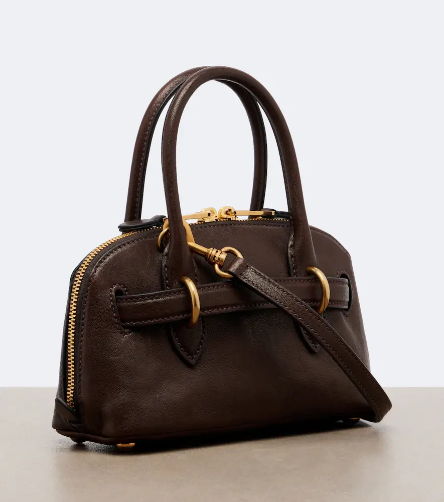 Miu Miu Aventure Mini leather top-handle bag | Thumbnail 3 Miu Miu Aventure Mini leather top-handle bag | Thumbnail 3