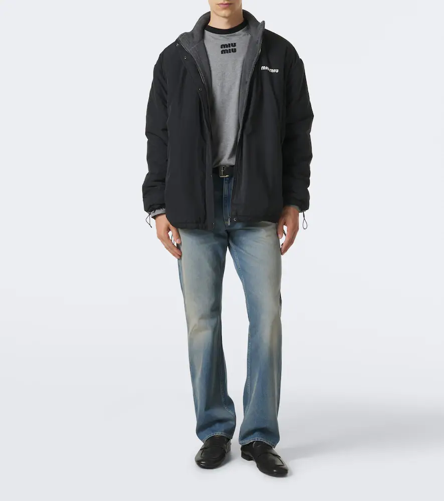 Miu Miu Logo technical jacket | Thumbnail 5 Miu Miu Logo technical jacket | Thumbnail 5