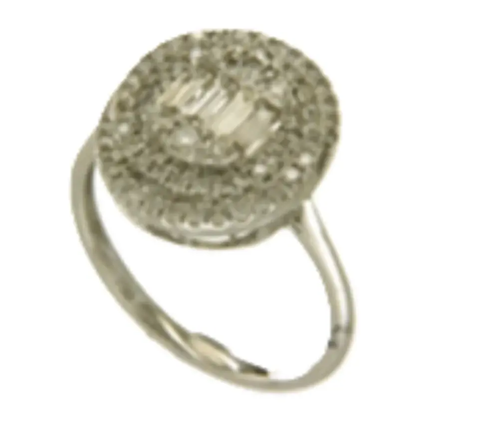 Wish Fine Jewelry 0.66ct Diamond 18K Gold Cluster Ring | Image 1 Wish Fine Jewelry 0.66ct Diamond 18K Gold Cluster Ring | Image 1
