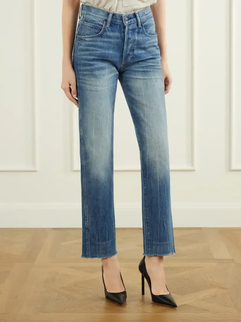 Tom Ford Melanie High-waist Straight-leg Jeans | Thumbnail 3 Tom Ford Melanie High-waist Straight-leg Jeans | Thumbnail 3