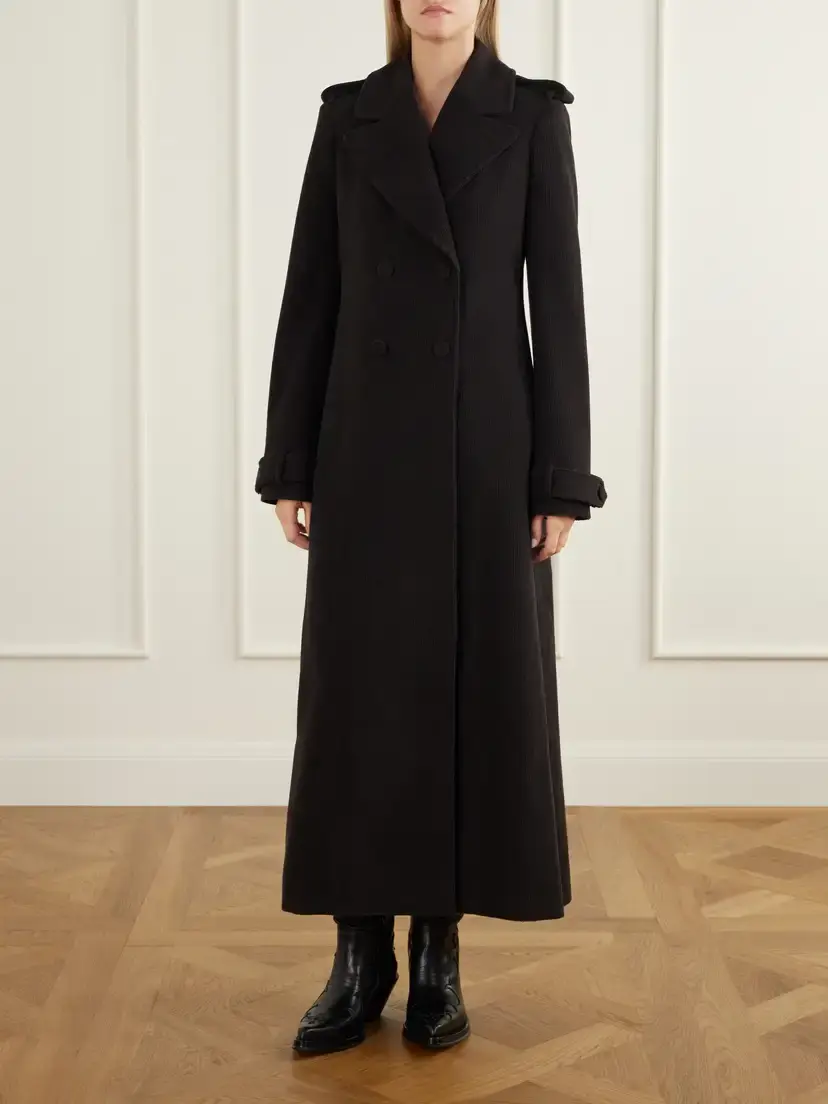 Gabriela Hearst Houstt Double-breasted Cashmere-corduroy Coat | Thumbnail 2 Gabriela Hearst Houstt Double-breasted Cashmere-corduroy Coat | Thumbnail 2