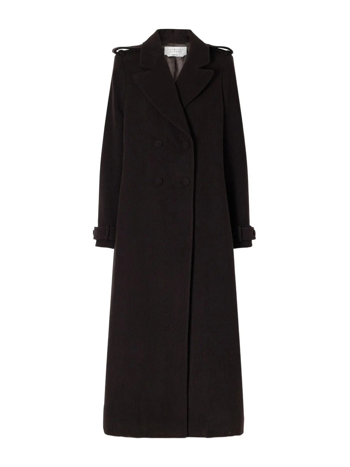 Houstt Double-breasted Cashmere-corduroy Coat Houstt Double-breasted Cashmere-corduroy Coat