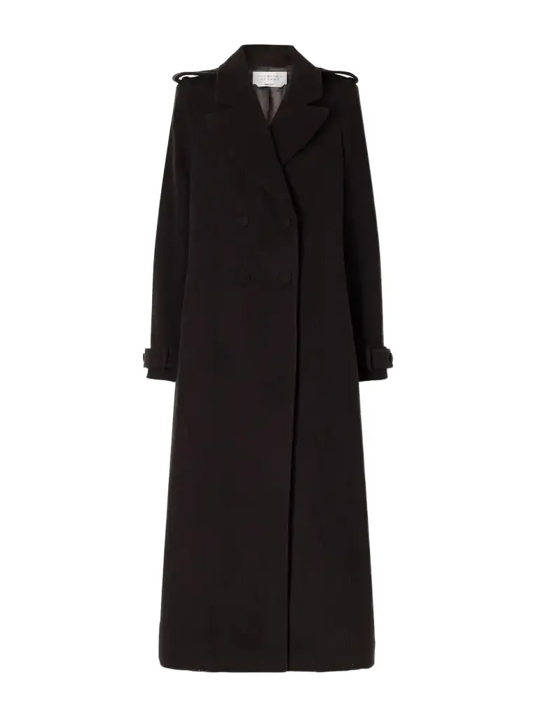 Houstt Double-breasted Cashmere-corduroy Coat Houstt Double-breasted Cashmere-corduroy Coat