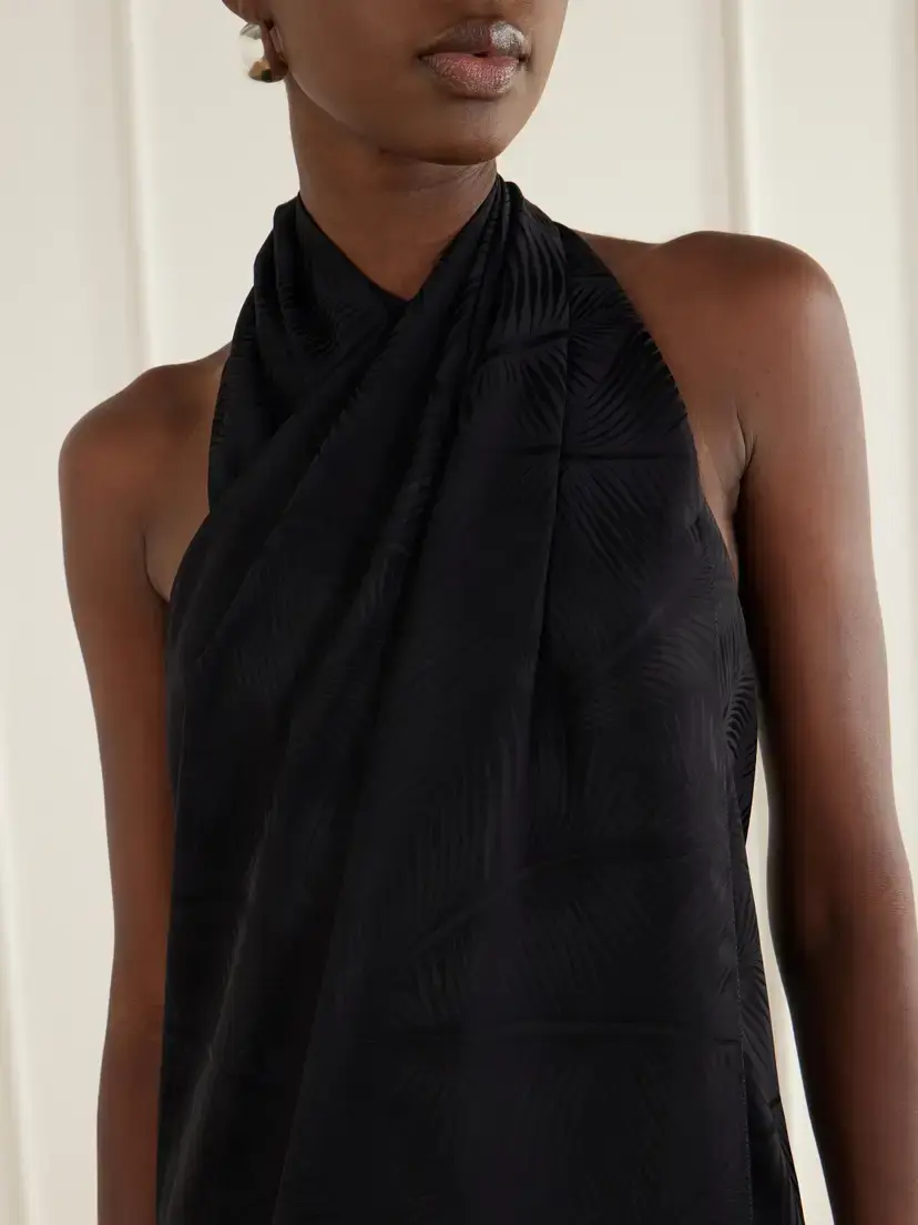 Johanna Ortiz Silent Water Satin-jacquard Tunic | Thumbnail 4 Johanna Ortiz Silent Water Satin-jacquard Tunic | Thumbnail 4