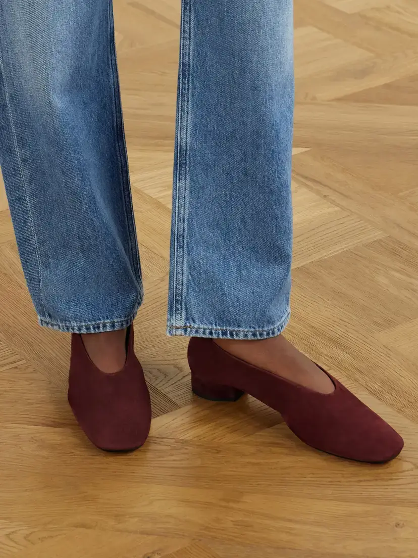 aeyde Delia 25 Suede Ballet Flats | Thumbnail 2 aeyde Delia 25 Suede Ballet Flats | Thumbnail 2